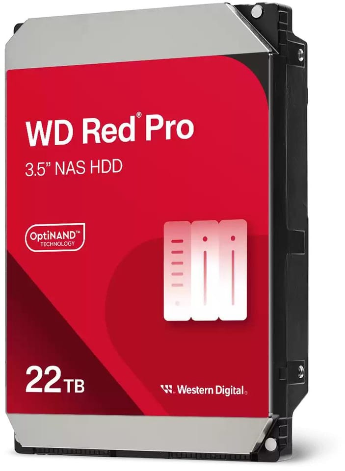 Dysk HDD WD Red Pro WD221KFGX (22 TB ; 3.5"; 512 MB; 7200 obr/min)