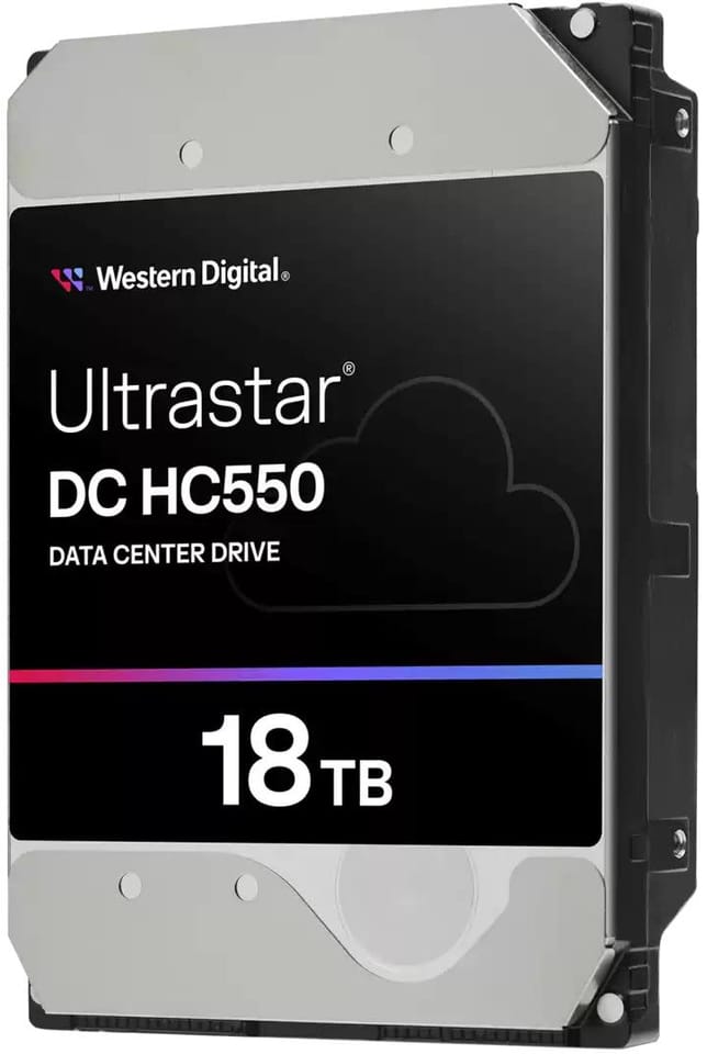 Dysk serwerowy HDD Western Digital Ultrastar DC HC550 WUH721818ALE6L4 (18 TB; 3.5"; SATA III)