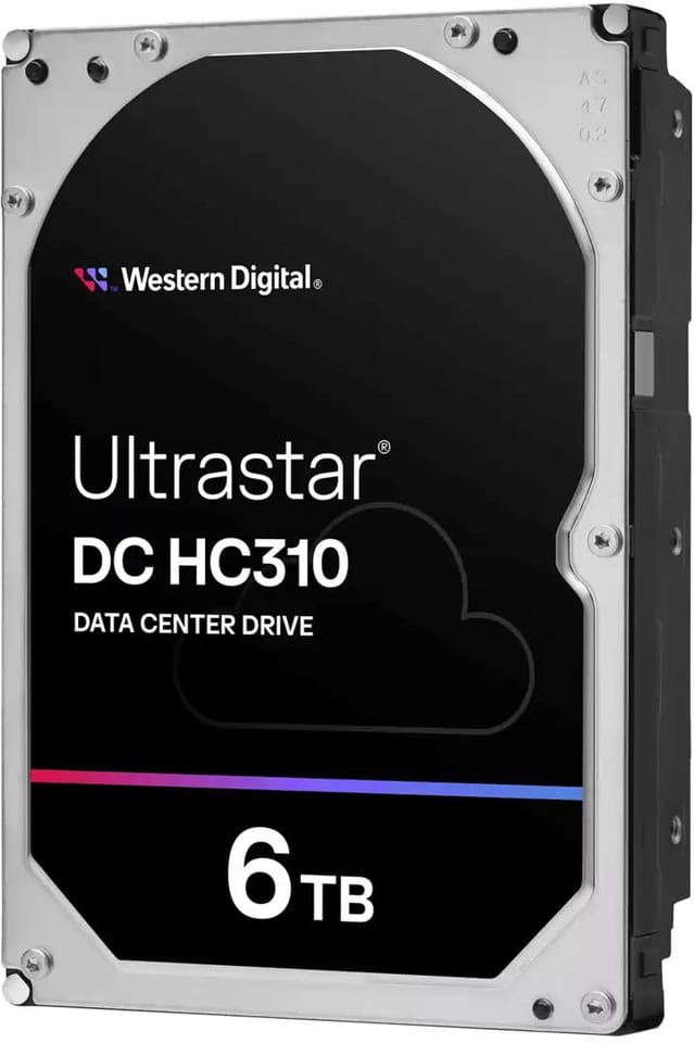 Dysk serwerowy HDD Western Digital Ultrastar DC HC310 (7K6) HUS726T6TALE6L4 (6 TB; 3.5"; SATA III)
