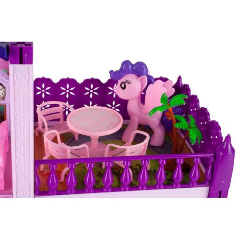 Domek dla lalek i kucyków Villa z konikami 