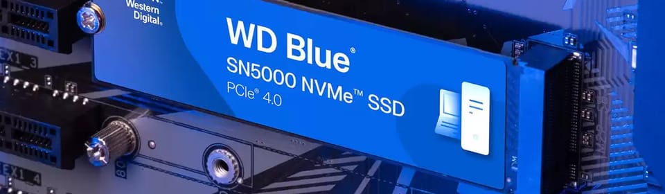 1TB WD BLUE SN5000 NVME SSD/PCIE GEN 4.0 UP TO 5150 MB/S RS