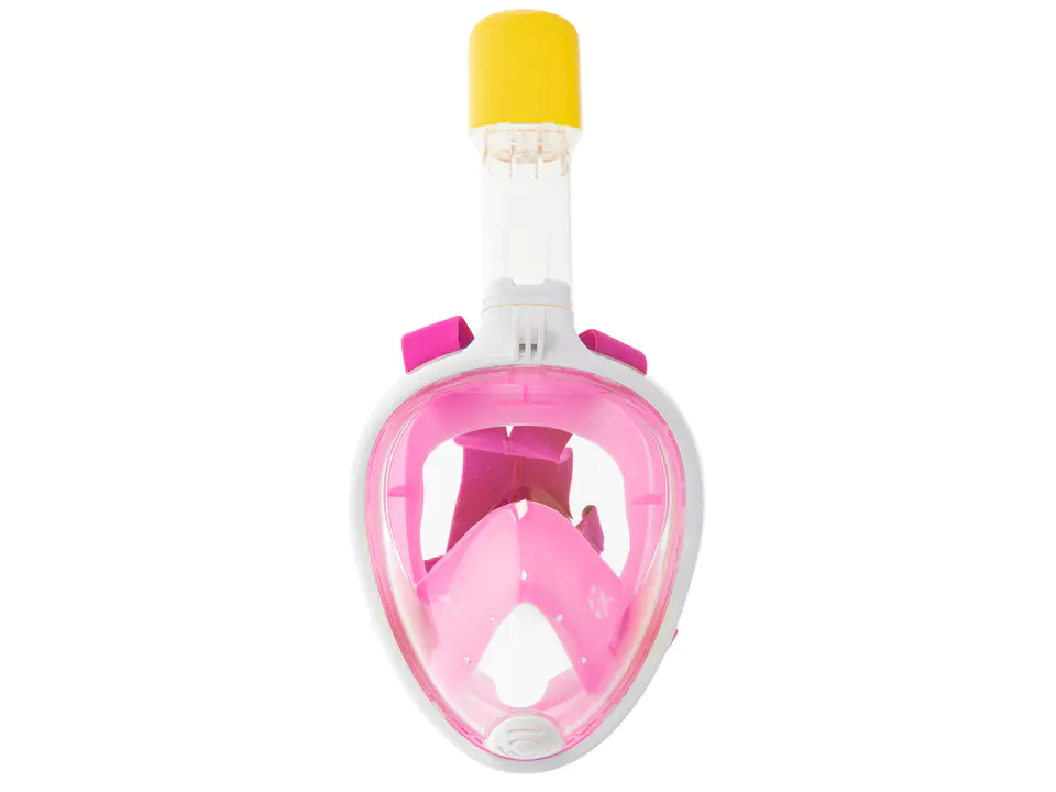 Snorkeling mask full folding S/M pink