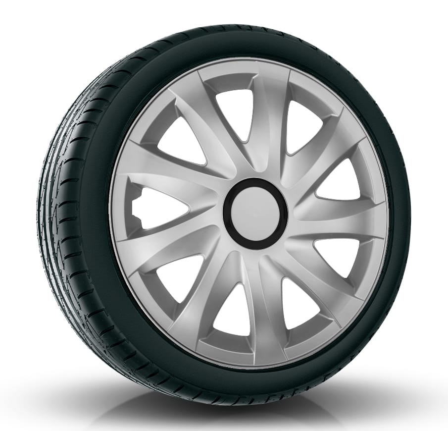 Kołpaki 4 sztuki NRM uniwersalne Kando Silver (14”)