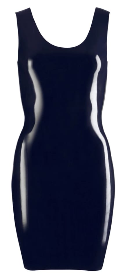 Latex mini dress black XS | Wasserman.eu