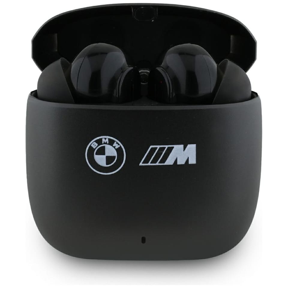 Słuchawki Bluetooth TWS BMW M Metal M    Logo Print ANC-ENC czarny