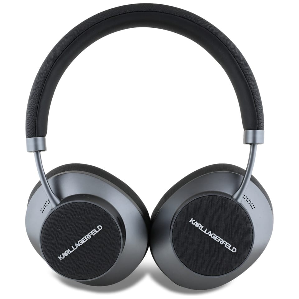 Słuchawki nauszne Karl Lagerfeld         Saffiano Elongated Bluetooth ANC czarny