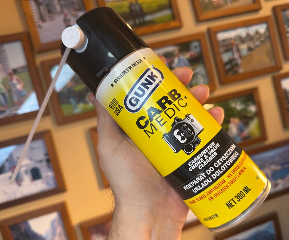 Preparat do czyszczenia układu dolotowego gaźnika Carb Medic 380ml