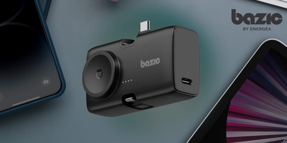PowerBank 3w1 Bazic Koda 5000mAh PD20W   USB-C/Lightning czarny