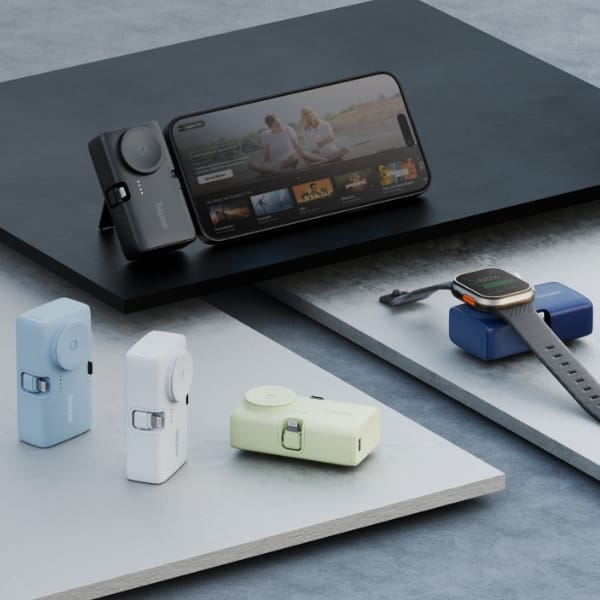 PowerBank 3w1 Bazic Koda 5000mAh PD20W   USB-C/Lightning czarny