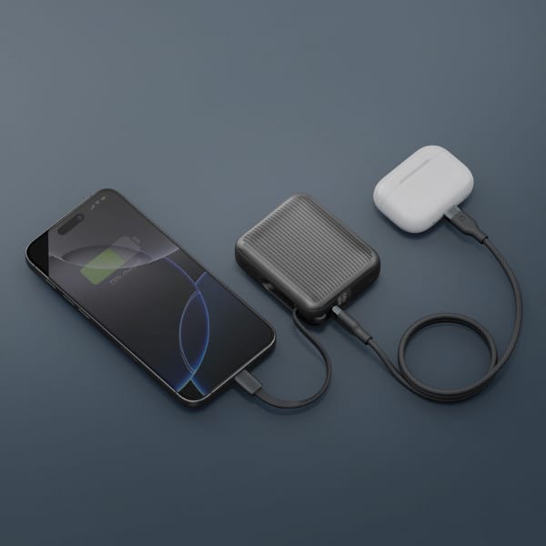 PowerBank Energea Integra Mini 35        10000mAh kabel USB-C PD35W szary