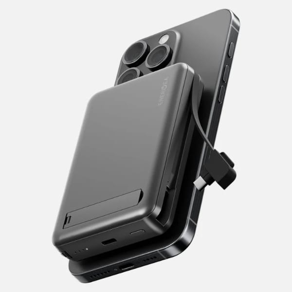 PowerBank indukcyjny Energea MagPac Pro  Plus 10000mAh Qi2 Magsafe szary