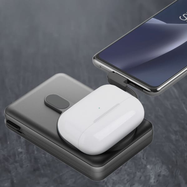 PowerBank indukcyjny Energea MagPac Pro  Plus 10000mAh Qi2 Magsafe szary