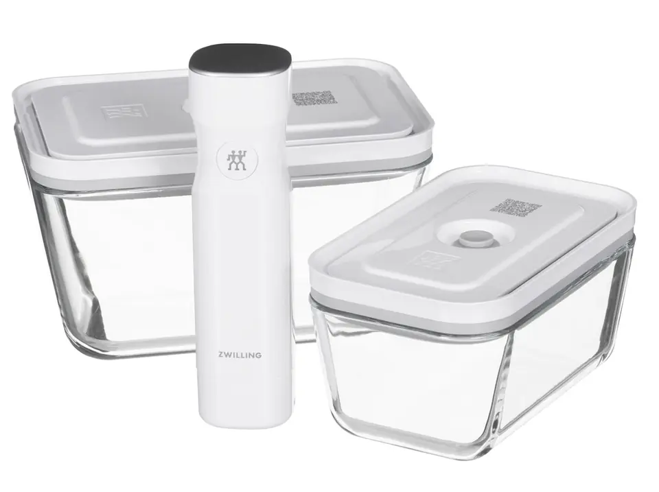 ZWILLING 2pc Small Glass Vacuum Container Set, Fresh & Save Series