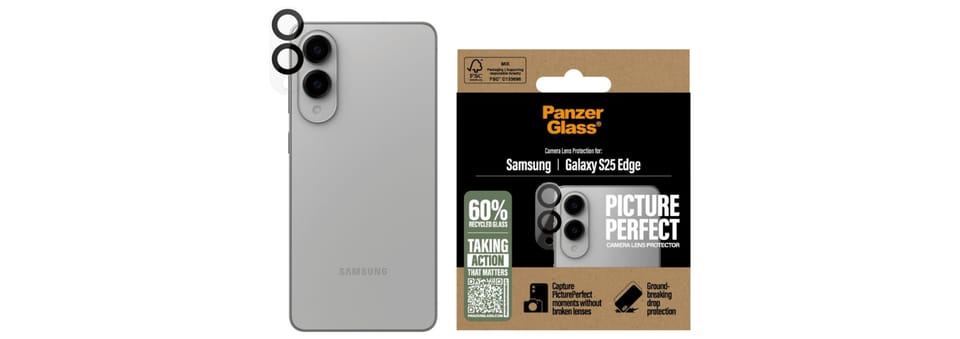 Szkło hartowane na obiektyw PanzerGlass  PicturePerfect Lens Protector do Samsung Galaxy S25 Edge