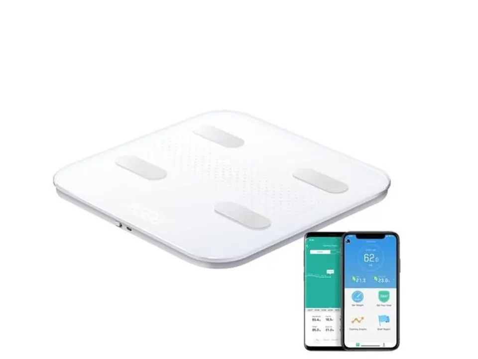 Yunmai - S Body Fat Monitor Scale - White