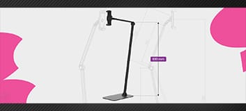stabilna podstawka pod tablet, stojak do tabletu 12.9 cala, uchwyt na iPada podłogowy, mocny stojak do tabletu, podstawka z regulacją kąta, uchwyt na tablet do ćwiczeń, stojak bez drgań, uchwyt na tablet wytrzymały