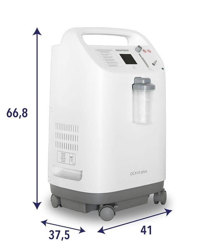 koncentrator tlenu novama ecx10 Wymiary