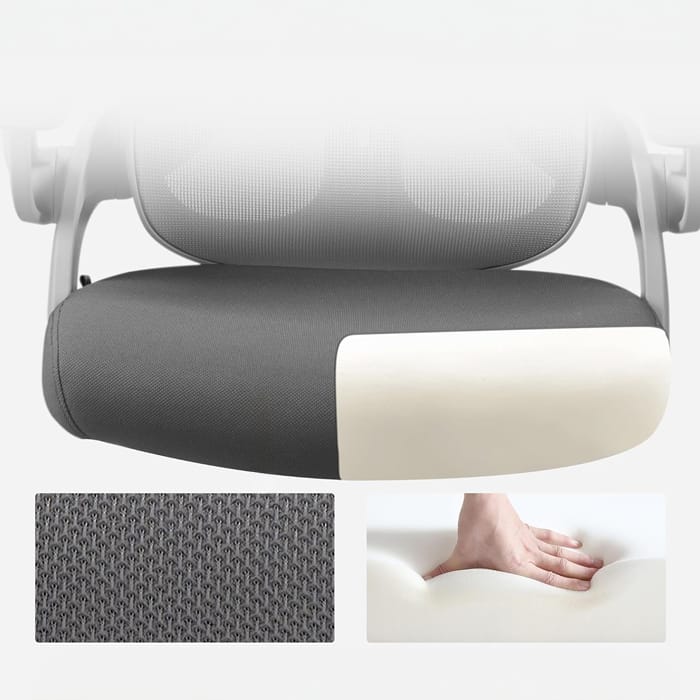 ergonomiczne krzesło do biurka, fotel biurowy z podparciem lędźwiowym, krzesło obrotowe z zagłówkiem, wygodne krzesło do pracy przy komputerze, regulowany fotel do home office, czarne krzesło do biura z siatką, fotel dla gracza z podłokietnikami, krzesło z regulacją wysokości i oparcia