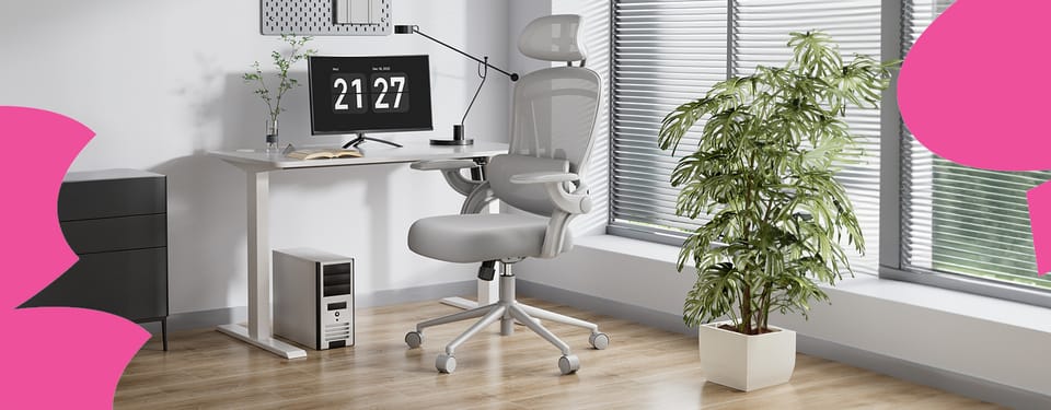 ergonomiczne krzesło do biurka, fotel biurowy z podparciem lędźwiowym, krzesło obrotowe z zagłówkiem, wygodne krzesło do pracy przy komputerze, regulowany fotel do home office, czarne krzesło do biura z siatką, fotel dla gracza z podłokietnikami, krzesło z regulacją wysokości i oparcia