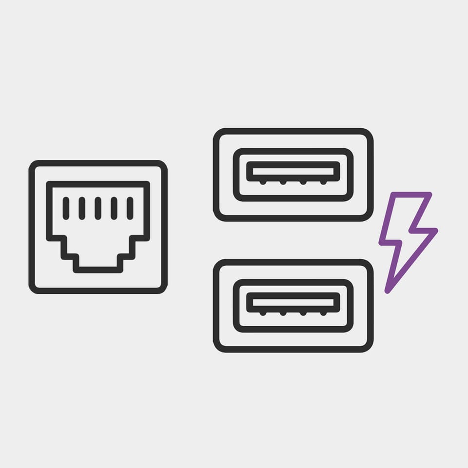 Madiaport z HDMI, RJ45, z portem USB 3.0 i USB-C do ładowania, multifunkcyjne gniazdo meblowe, RJ45, USB 3.0, ładowanie USB