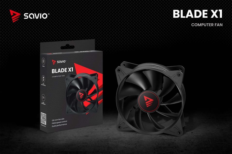 Fan BLADE 120mm 4-pin SAVIO