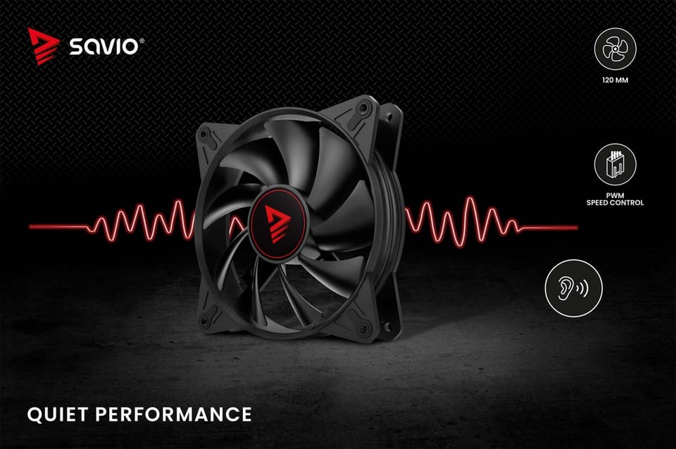 Fan BLADE 120mm 4-pin SAVIO
