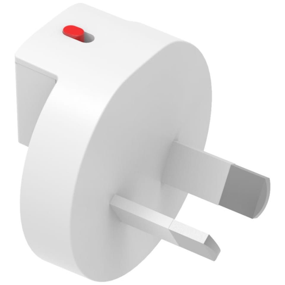 Adapter podróżny 4smarts Worldplug do    GaN Flex, Hybrid Charger 6in1, FlatPlug Slim (UK, EU, AU) 3 szt biały