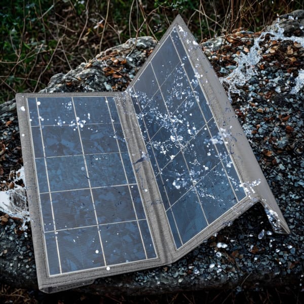Panel słoneczny 4smarts VoltSolar 20W    2xUBS-A szary