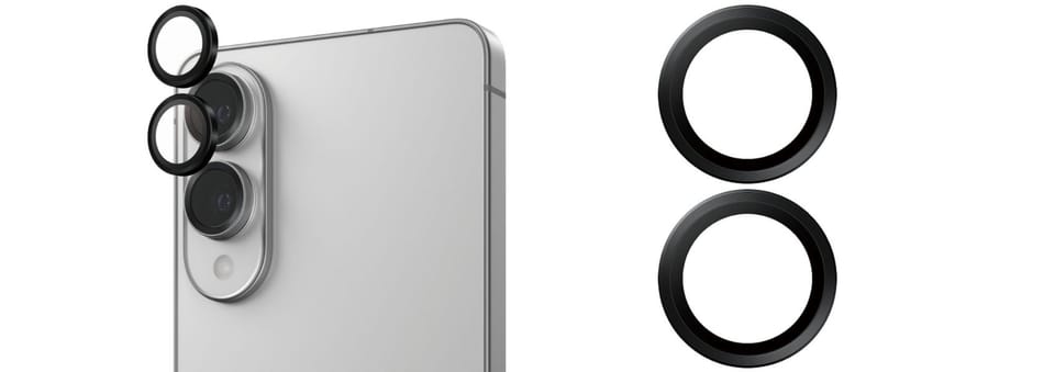 Szkło hartowane na obiektyw PanzerGlass  Hoops Lens Protector do Samsung Galaxy S25 Edge czarny