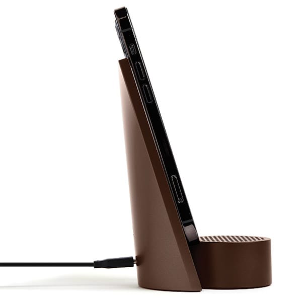 Lexon City Energy Pro Ładowarkaindukcyjna 10W z głośnikiem bluetooth brązowy/bronze LD145BZ