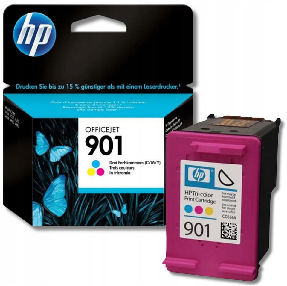 Tusz HP 901 Trójkolorowy CMY CC656AE Officejet oryginalny