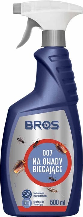 Spray 007 na owady biegające 500ml BROS