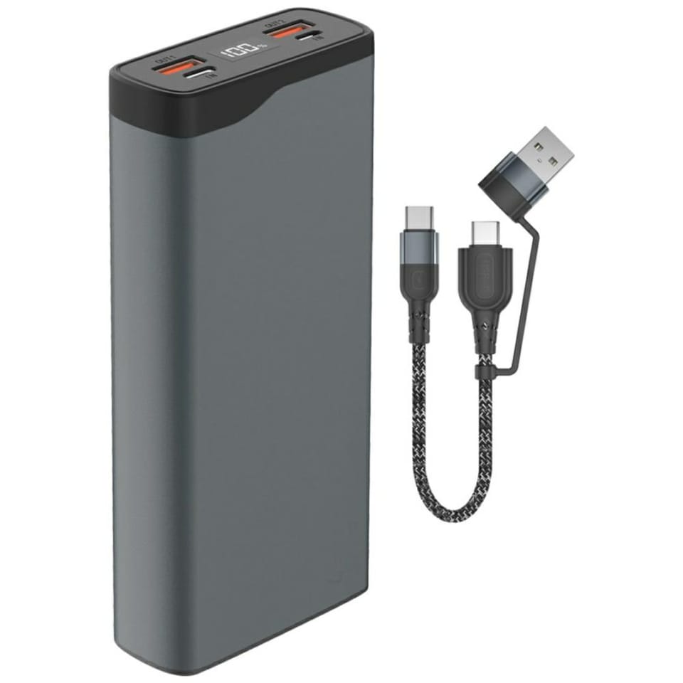 Powerbank 4smarts VoltHub Pro 20000mAh   22.5W QC PD gunmetal