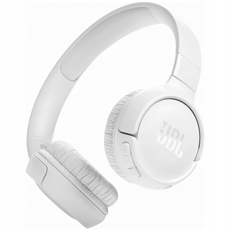 JBL T525BT WIRELESS HEADPHONES WHITE