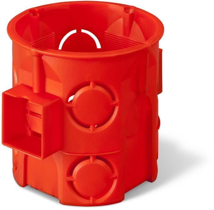 Puszka podtynkowa 60mm głęboka łączeniowa czerwona PK-60 0285-00/60szt./
