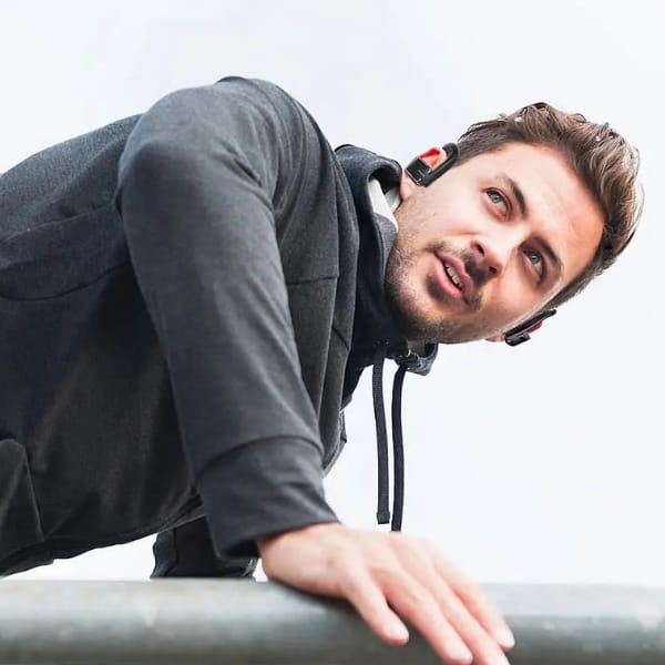 Słuchawki bezprzewodowe AWEI E1BL        Bluetooth sportowe czarny