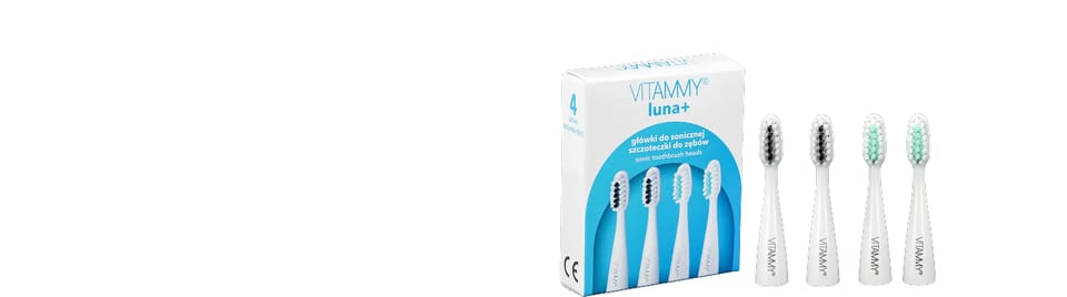 VITAMMY LUNA+ Końcówki do szczoteczki sonicznej, 4szt.