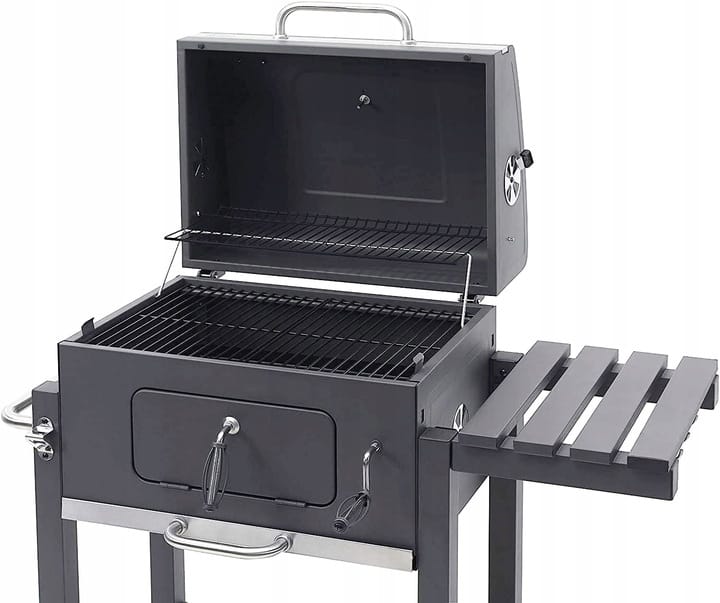Grill ogrodowy zamykany żeliwny ruszt. Deluxe GQ11