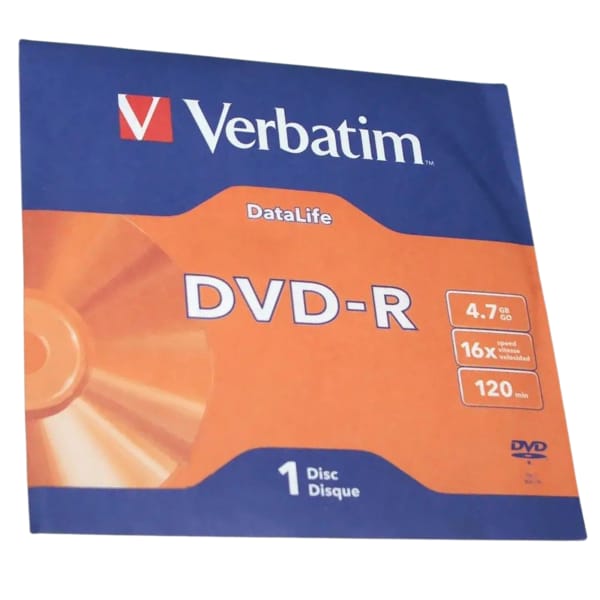 Płyta DVD-R Verbatim Daralife 4.7GB 1szt 16X 43844