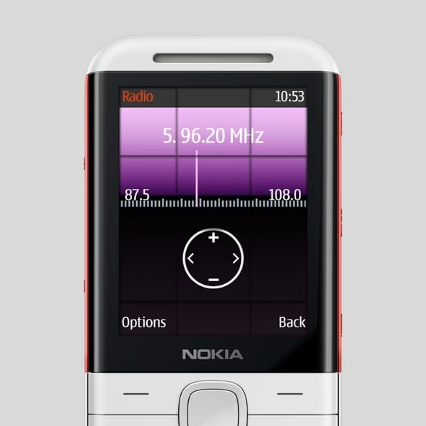 Telefon Nokia 5310 TA-1603 DS            biało-czerwony