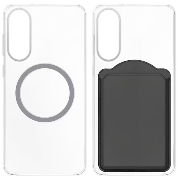 Etui Samsung Clear Magnet Case do Galaxy S25 Edge przezroczysty