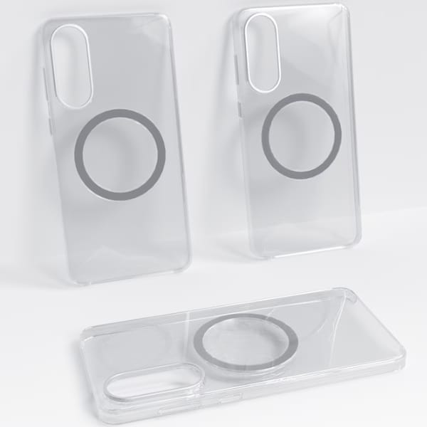 Etui Samsung Clear Magnet Case do Galaxy S25 Edge przezroczysty