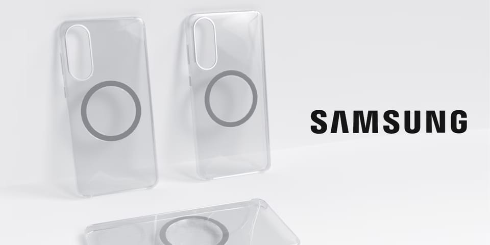 Etui Samsung Clear Magnet Case do Galaxy S25 Edge przezroczysty