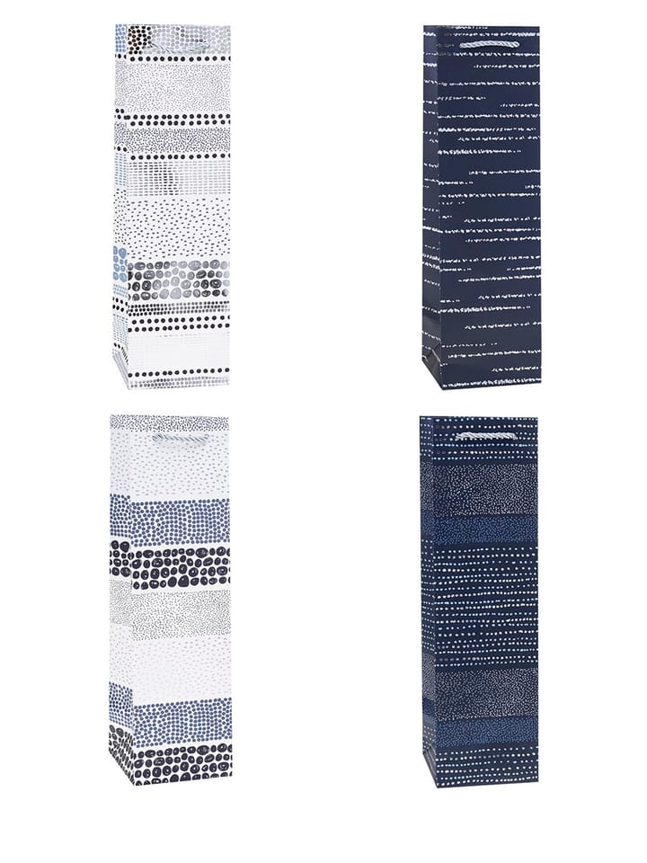 Torebka prezentowa 11x38x11cm na butelkę TBG-24172-HS-BB ROZETTE