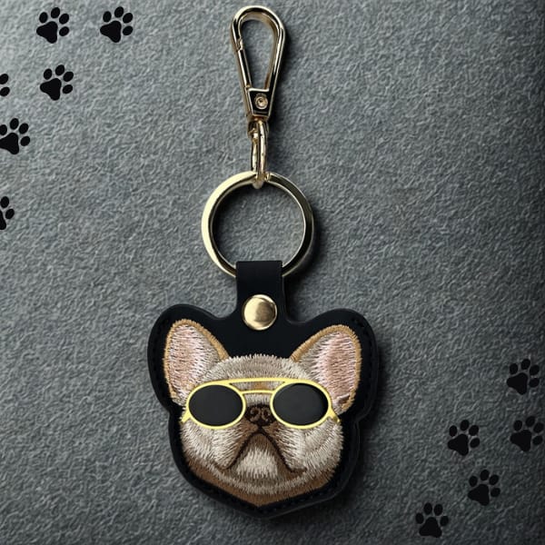 Etui na lokalizator / brelok Nimmy       Glasses Cool Dog czarny