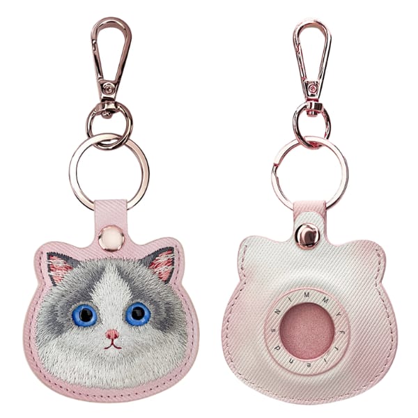 Etui na lokalizator / brelok Nimmy Big   Eyed Pet 2.0 Cat różowy