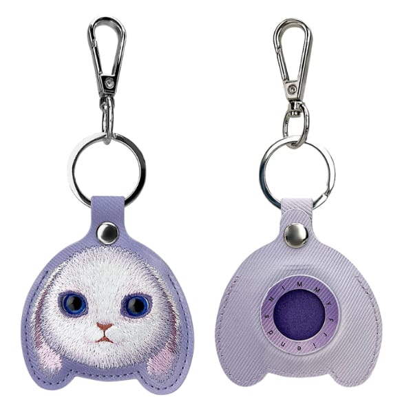 Etui na lokalizator / brelok Nimmy Big   Eyed Pet 2.0 Rabbit fioletowy