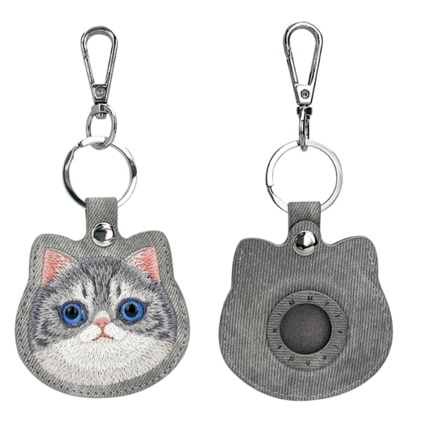 Etui na lokalizator / brelok Nimmy New   Big Eyed Pet 2.0 Cat szary