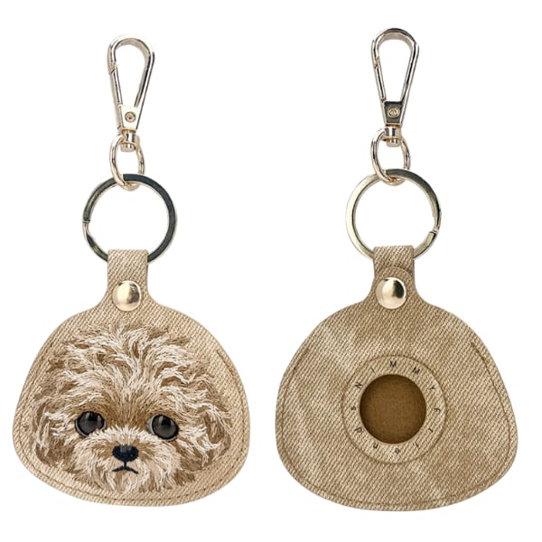 Etui na lokalizator / brelok Nimmy New   Big Eyed Pet 2.0 Dog brązowy