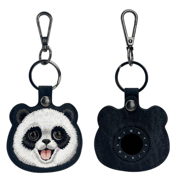 Etui na lokalizator / brelok Nimmy New   Big Eyed Pet 2.0 Panda czarny